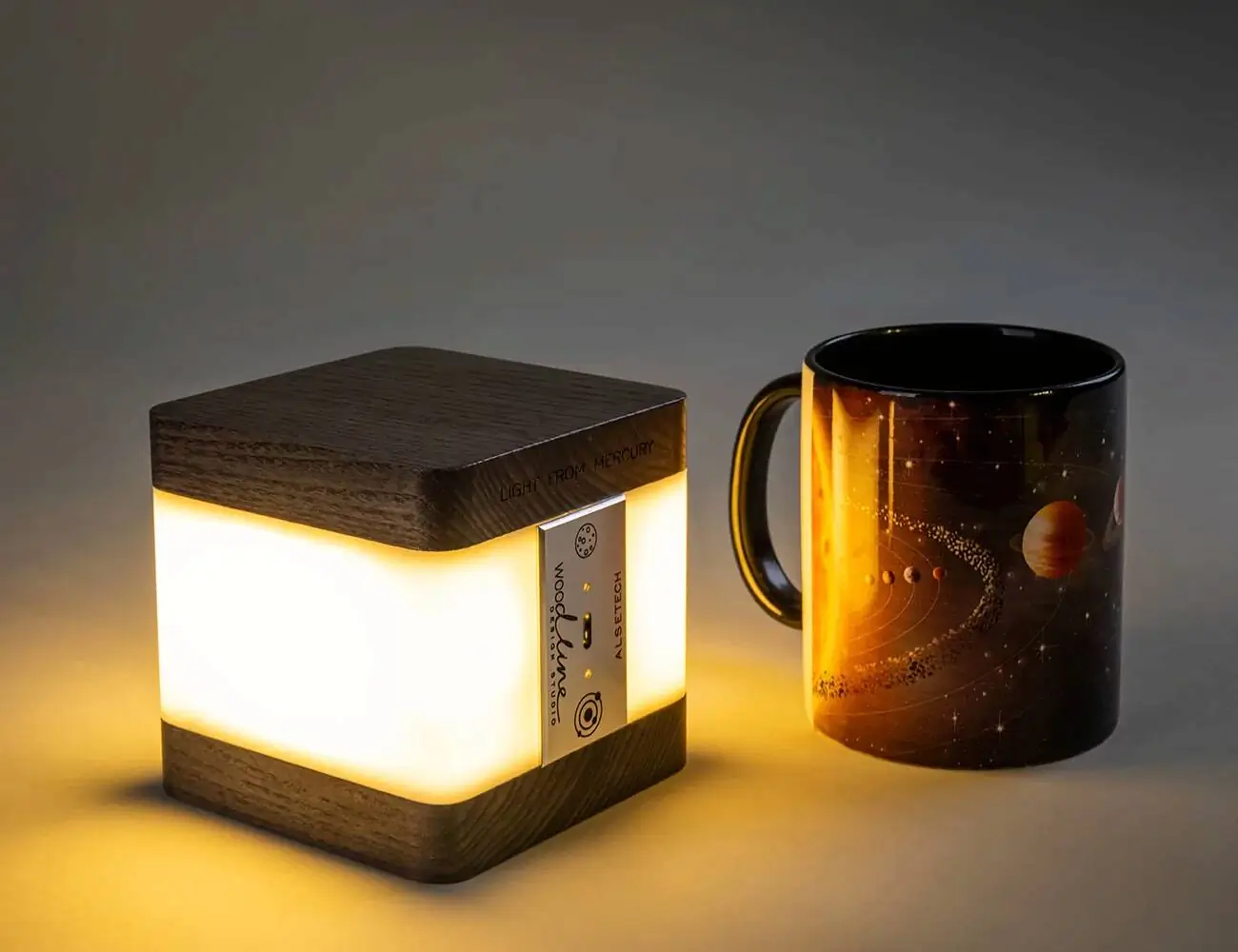 ALSETECH bežična lampa - Wood Line Design Studio