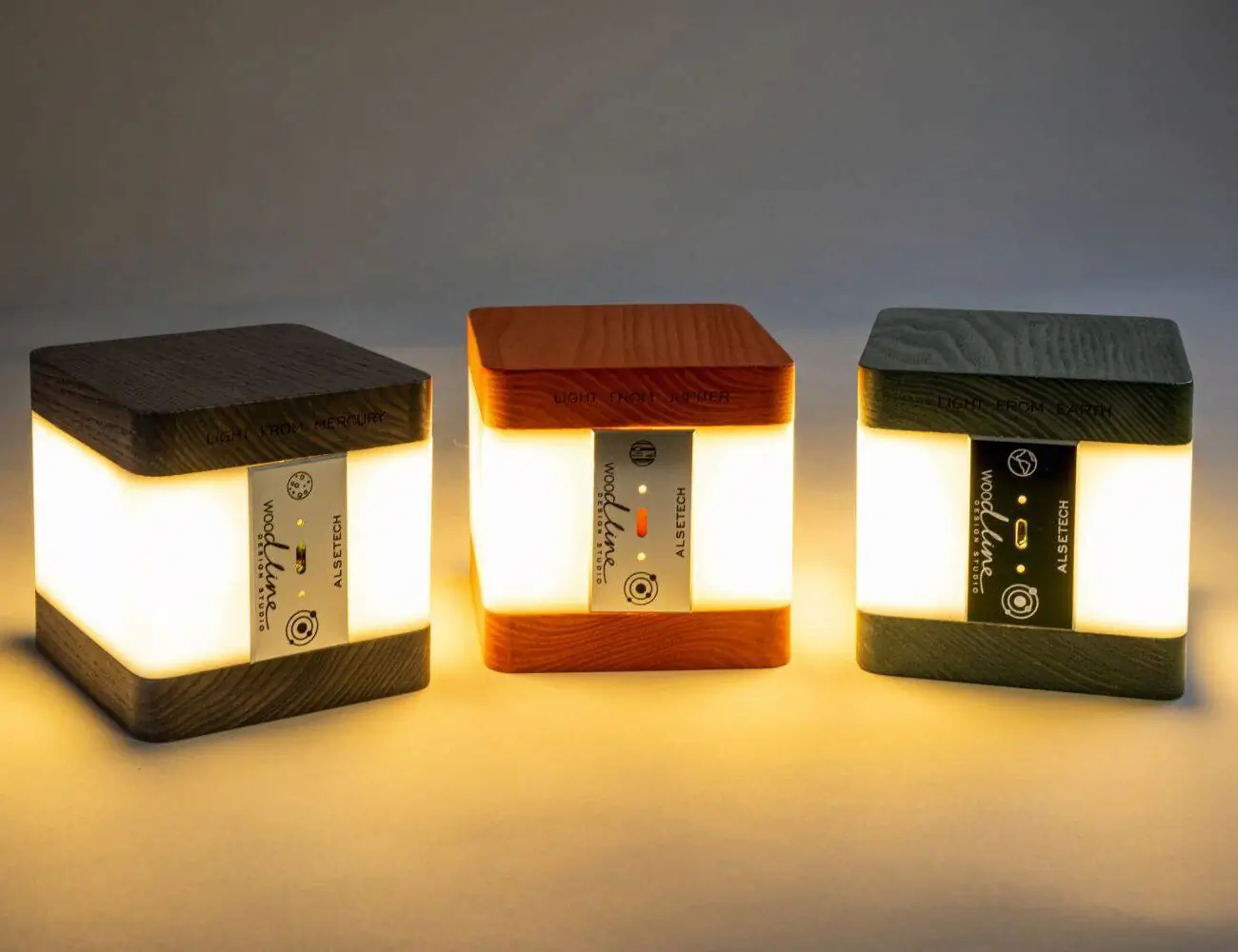 ALSETECH bežična lampa - Wood Line Design Studio